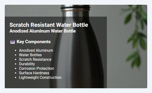 Anodized Aluminum Water Bottles: Enhanced Scratch Resistance and Durability