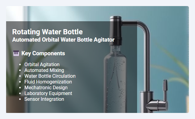 Automated Orbital Water Bottle Agitator: Principle, Design, and Applications