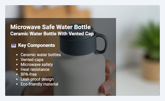 Ceramic Water Bottles with Vented Caps: Features, Benefits, and Microwave Safety