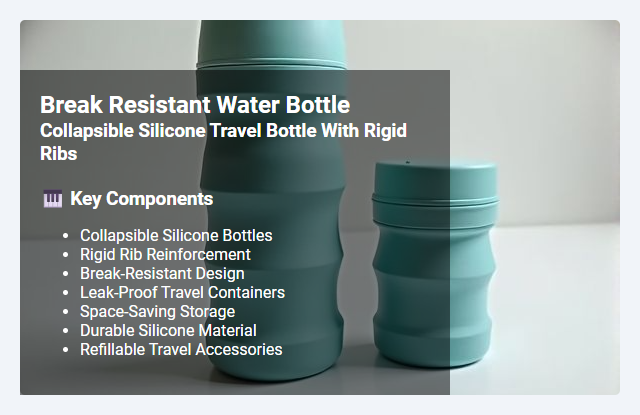 Collapsible Silicone Travel Bottles with Rigid Ribs: Break-Resistant Design and Practical Benefits