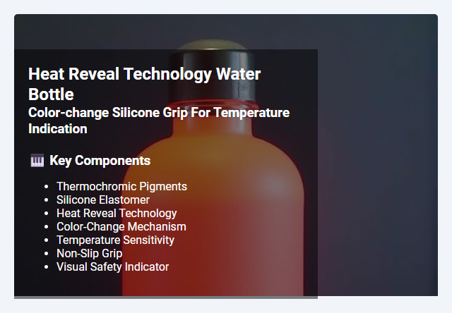 Color-Change Silicone Grip with Heat Reveal Technology: Mechanism, Applications, and Benefits