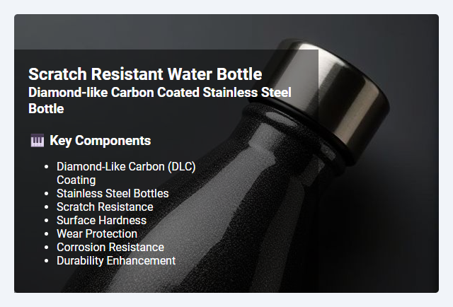 Diamond-Like Carbon Coated Stainless Steel Bottles: Scratch Resistance Properties and Benefits