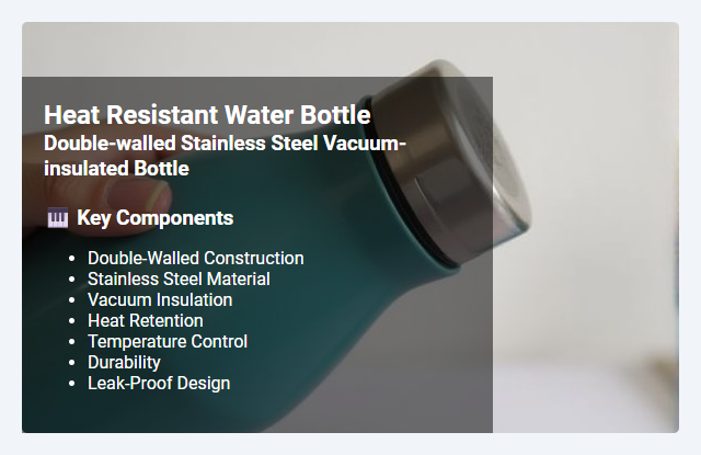 Double-Walled Stainless Steel Vacuum-Insulated Bottles: Heat Resistance, Benefits, and Applications