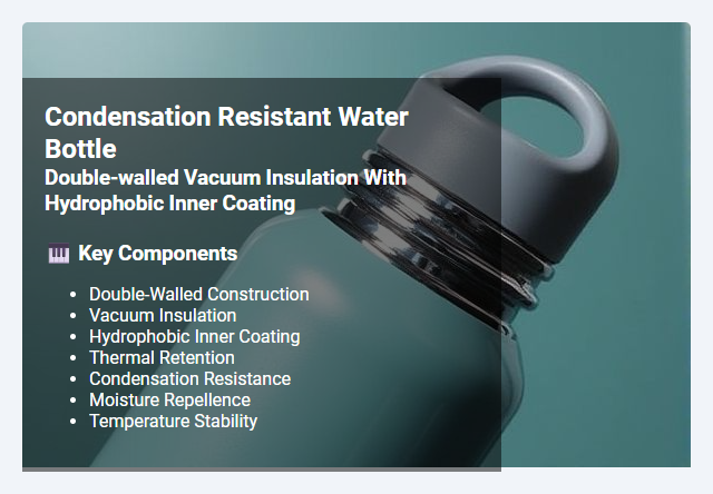 Double-Walled Vacuum Insulation with Hydrophobic Inner Coating: Enhancing Condensation Resistance