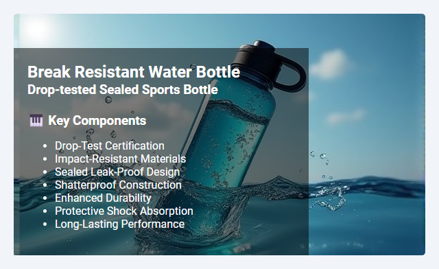 Drop-Tested Sealed Sports Bottles: Break Resistance Features and Benefits