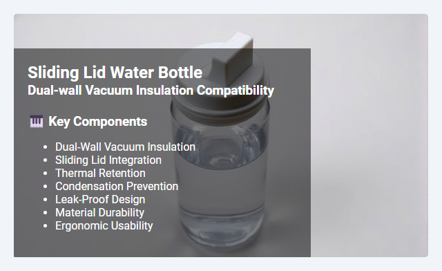 Dual-Wall Vacuum Insulation: Sliding Lid Compatibility, Benefits, and Design Considerations