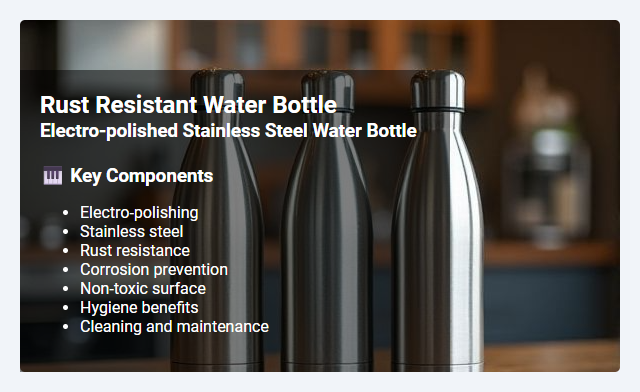Electro-Polished Stainless Steel Water Bottles: Rust Resistance, Benefits, and Maintenance