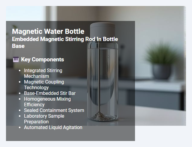 Embedded Magnetic Stirring Rod in Bottle Base: Design, Function, and Applications