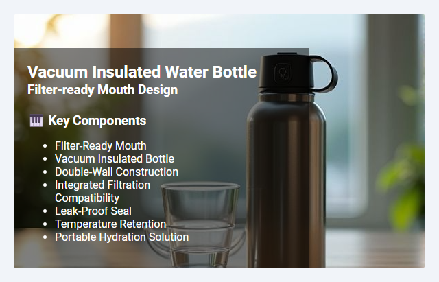 Filter-Ready Mouth Design in Vacuum Insulated Bottles: Features, Benefits, and Practical Applications
