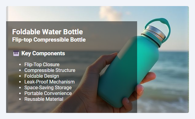Flip-Top Compressible Foldable Bottles: Design, Mechanism, and Practical Applications