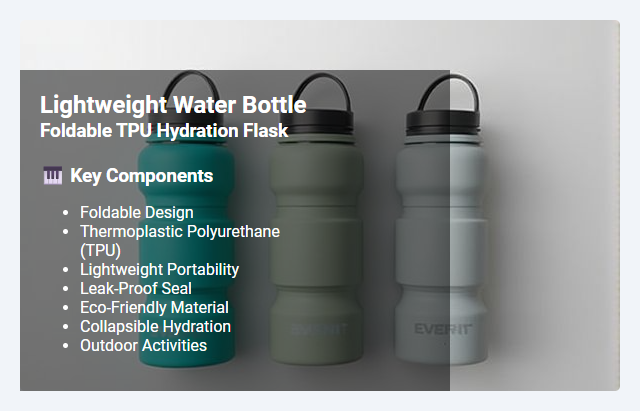 Foldable TPU Hydration Flasks: Features, Advantages, and Practical Uses