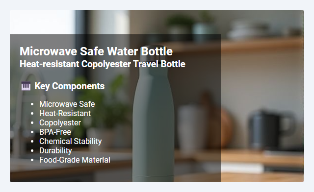 Microwave Safe Heat-Resistant Copolyester Travel Bottles: Properties, Benefits, and Safe Usage