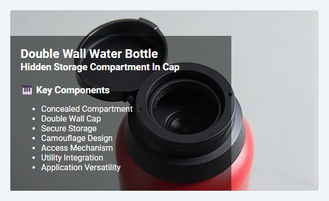 Hidden Storage Compartment in Double Wall Cap: Design, Functionality, and Applications