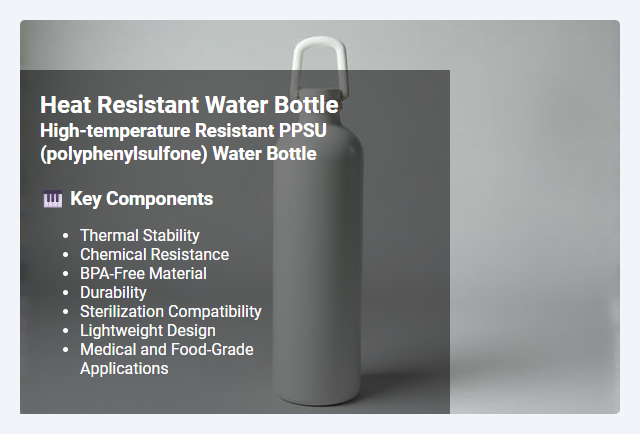 High-Temperature Resistant PPSU (Polyphenylsulfone) Water Bottles: Properties, Benefits, and Applications