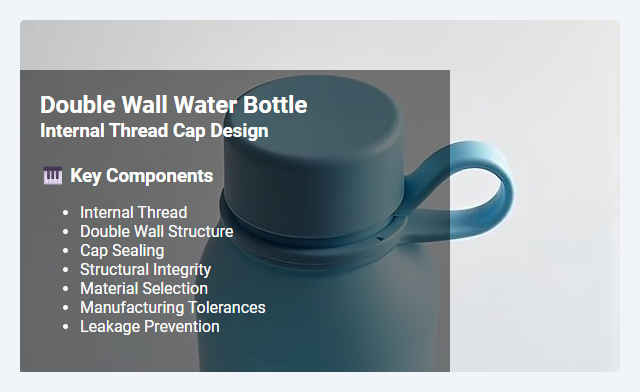 Internal Thread Cap Design with Double Wall Structure: Concepts, Benefits, and Key Design Considerations