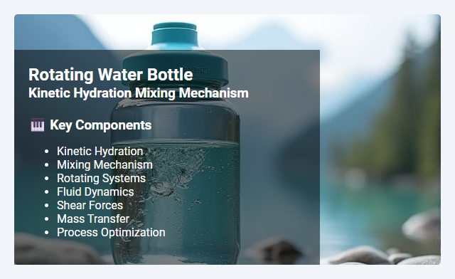 Kinetic Hydration Mixing Mechanism in Rotating Systems: Principles and Applications