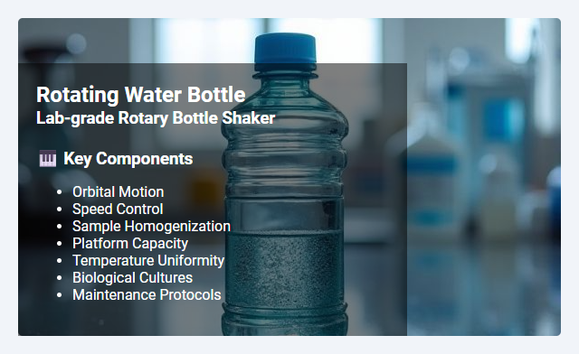 Lab-Grade Rotary Bottle Shaker: Principle, Applications, and Operating Guidelines