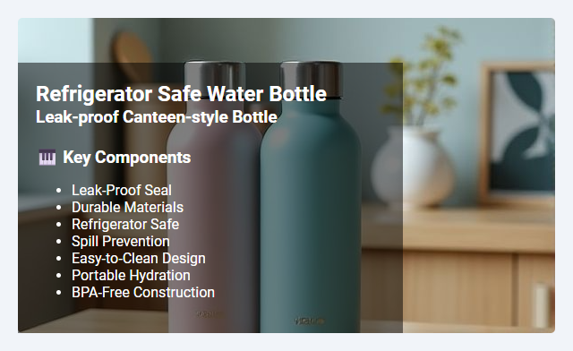 Leak-Proof Canteen-Style Bottles: Features, Refrigerator Safety, and Practical Benefits