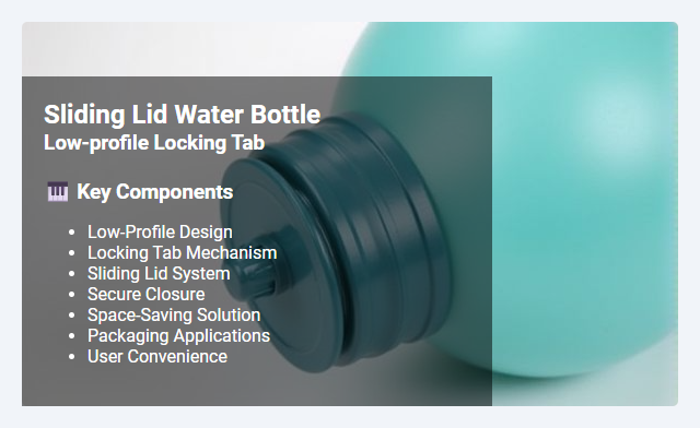 Low-Profile Locking Tab Sliding Lid: Design, Applications, and Benefits
