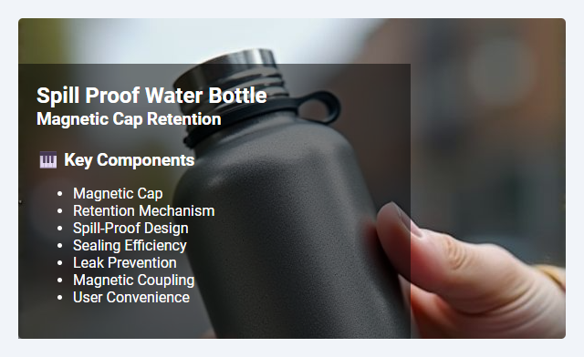 Magnetic Cap Retention: Mechanism and Benefits for Spill-Proof Solutions