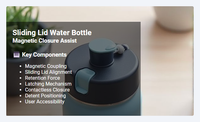 Magnetic Closure Assist Mechanisms for Sliding Lid Systems: Concepts and Applications