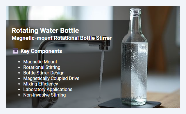 Magnetic-Mount Rotational Bottle Stirrer: Design, Working Principle, and Applications