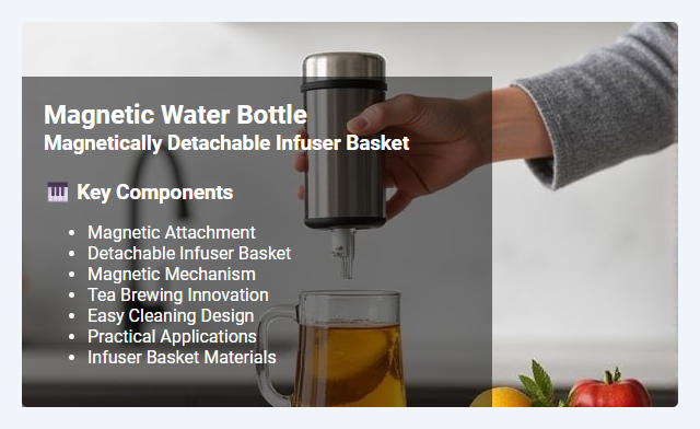 Magnetically Detachable Infuser Basket: Concept, Mechanism, and Practical Applications