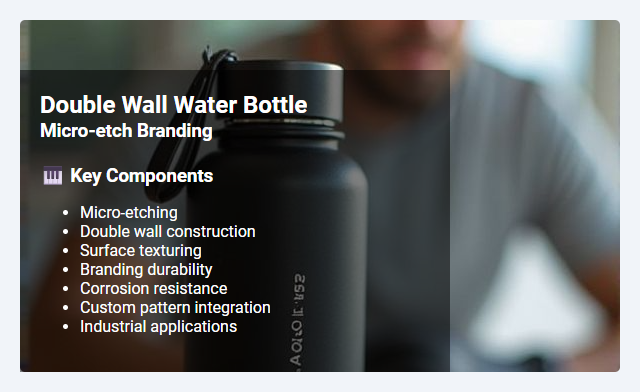 Micro-Etch Branding for Double Wall Products: Process, Benefits, and Applications