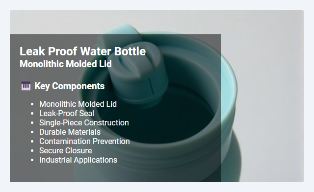 Monolithic Molded Lid: Leak-Proof Design, Benefits, and Applications