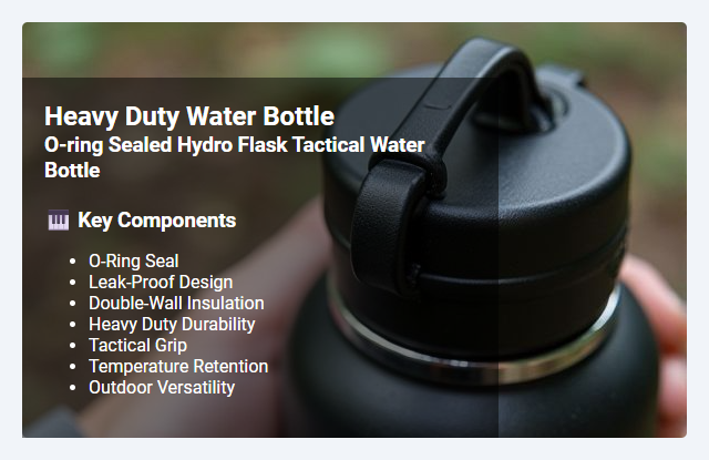 O-Ring Sealed Hydro Flask Tactical Water Bottle: Features, Heavy Duty Benefits, and Use Cases
