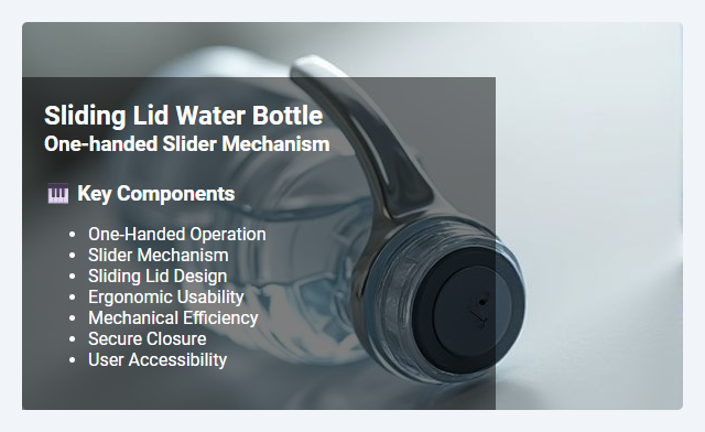 One-Handed Slider Mechanism for Sliding Lids: Design Principles, Applications, and Advantages