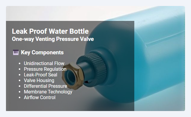 One-Way Venting Pressure Valve: Design, Function, and Leak-Proof Technologies