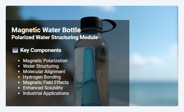 Magnetic Polarized Water Structuring Module: Principles, Mechanisms, and Applications