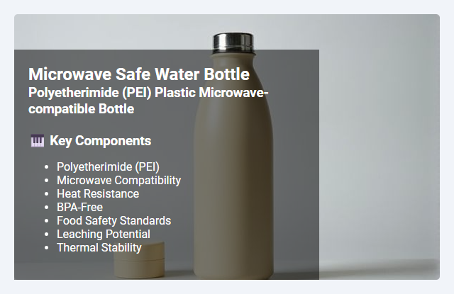 Polyetherimide (PEI) Plastic Bottles: Microwave Compatibility and Safety Considerations