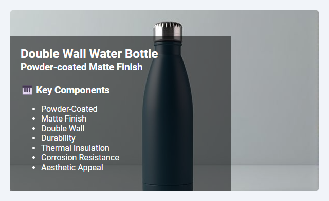 Powder-Coated Matte Finish Double Wall: Features, Benefits, and Applications