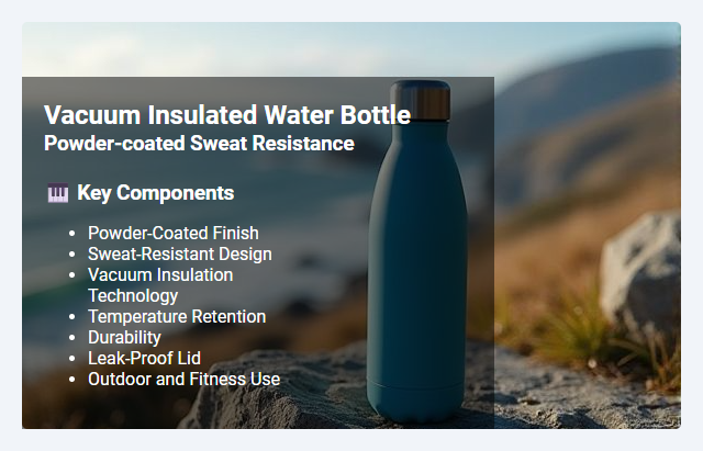 Powder-Coated Sweat-Resistant Vacuum Insulated Bottles: Features, Benefits, and Applications