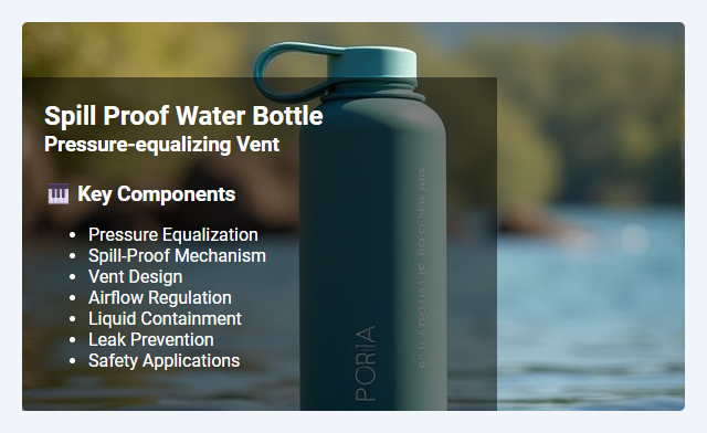 Pressure-Equalizing Vent Spill Proof: Design, Functionality, and Applications