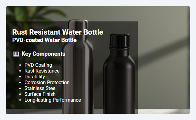 PVD-Coated Water Bottles: Rust Resistance and Durability Explained