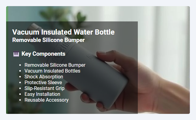 Removable Silicone Bumper for Vacuum Insulated Bottles: Features, Benefits, and Usage