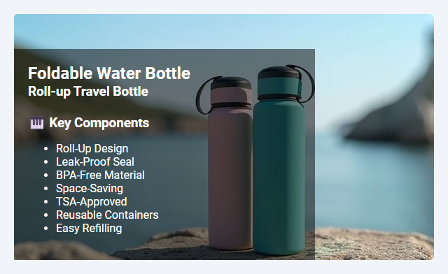 Roll-Up Travel Bottles: Features, Benefits, and Practical Uses of Foldable Containers
