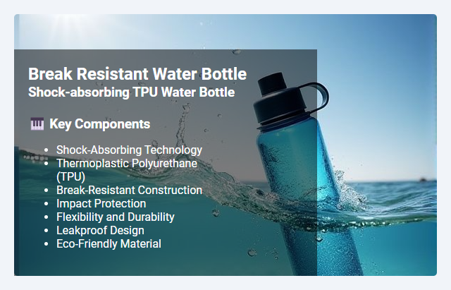 Shock-Absorbing TPU Water Bottle: Break-Resistant Design and Material Advantages