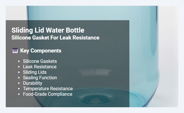 Silicone Gaskets for Leak Resistance in Sliding Lids: Functions, Benefits, and Applications