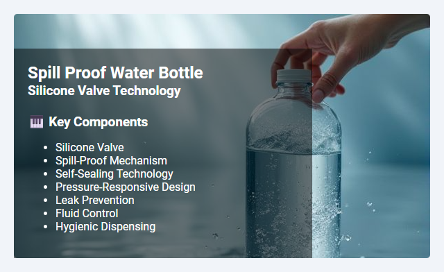 Silicone Valve Technology for Spill-Proof Solutions: Mechanisms, Benefits, and Applications