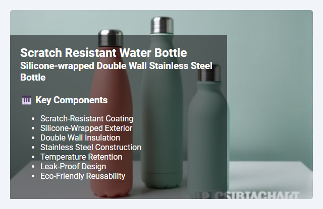 Scratch-Resistant Silicone-Wrapped Double Wall Stainless Steel Bottles: Features, Benefits, and Applications