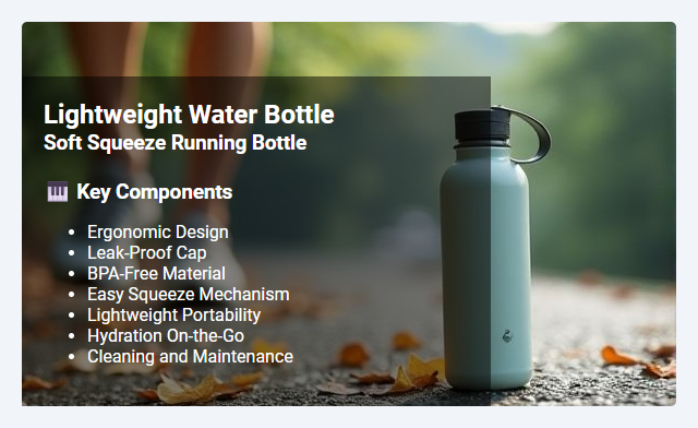 Soft Squeeze Running Bottles: Features, Benefits, and Usage Tips