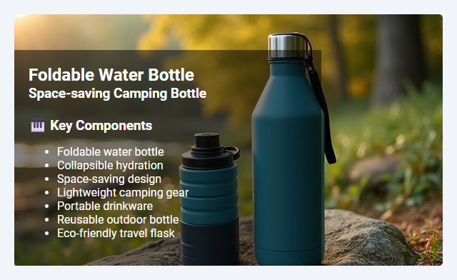 Foldable Camping Bottles: Space-saving Hydration Solutions for Outdoor Adventures