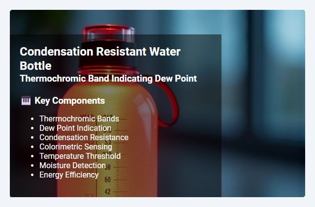 Thermochromic Bands for Dew Point Indication and Condensation Resistance: Principles, Applications, and Benefits