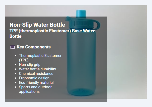 Non-Slip Water Bottles Made from Thermoplastic Elastomer (TPE): Properties, Benefits, and Applications