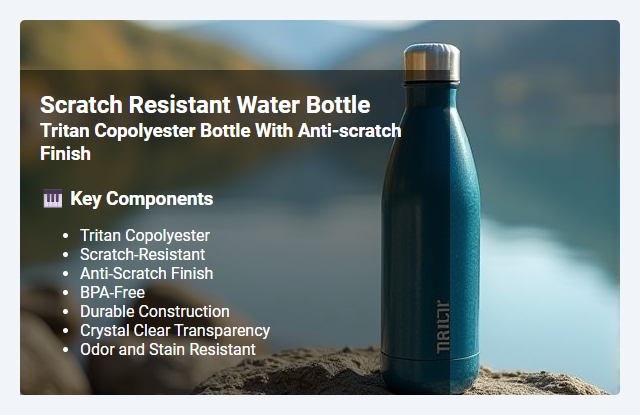 Tritan Copolyester Bottles with Scratch-Resistant Anti-Scratch Finish: Features and Benefits