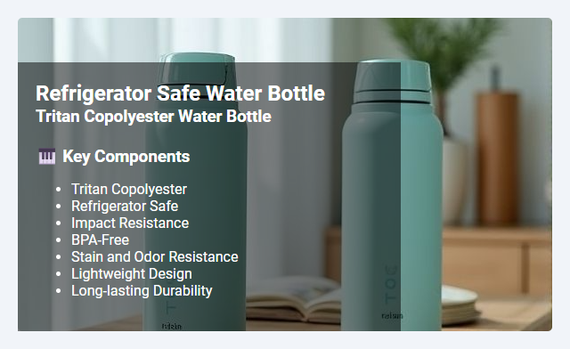 Tritan Copolyester Water Bottles: Refrigerator Safety, Durability, and Practical Benefits